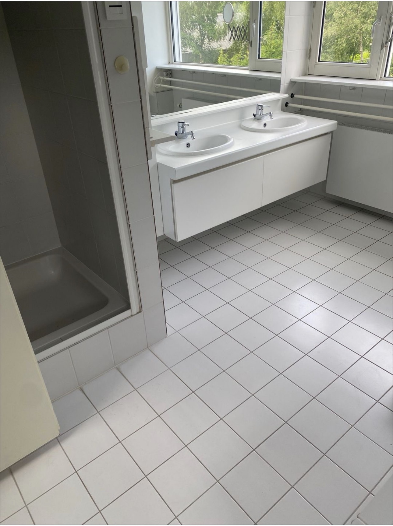 Badkamer voor de sloop