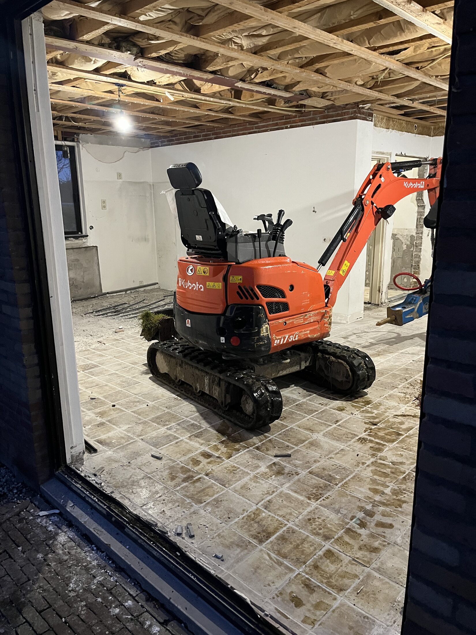 Betonvloer slopen